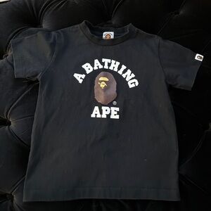 Bape Black and White Kids T-Shirt